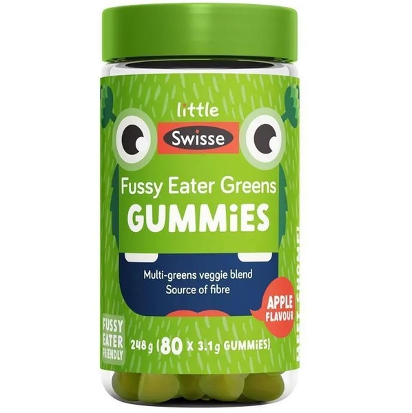 Kẹo bổ sung rau xanh cho bé biếng ăn Little Swisse Green Boost Gummies