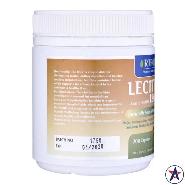 Viên uống Mầm đậu nành Lecithin 1200mg Rifold