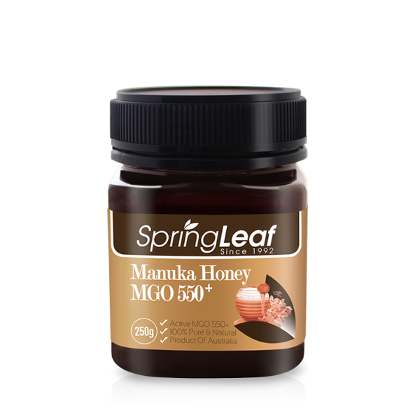 Mật ong Manuka Honey Springleaf MGO 550+ 250g