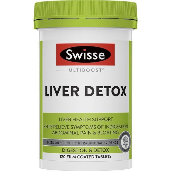 Liver Detox Swisse Ultiboost thải độc gan 120 viên