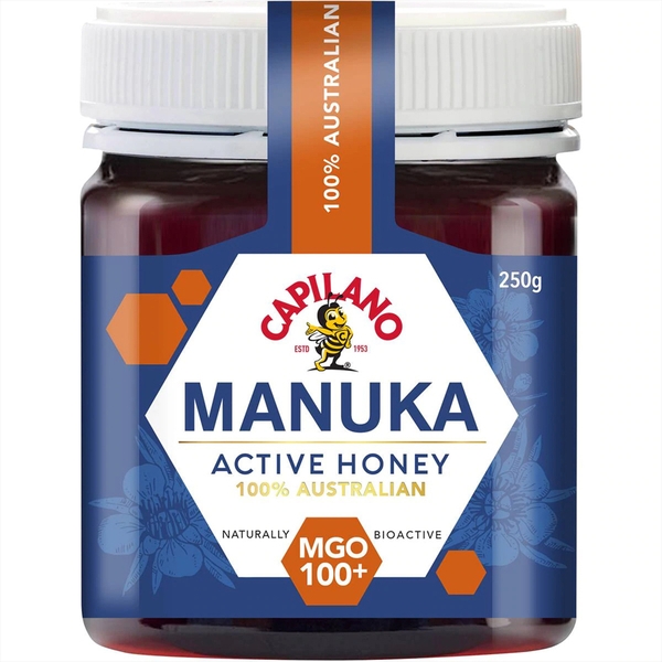 Mật ong Manuka Úc Capilano Honey Manuka Mgo 100+ Jar 250g