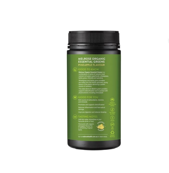Bột siêu thực phẩm Melrose Organic Essential Greens