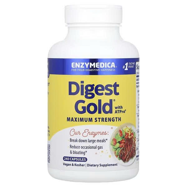 Men hỗ trợ tiêu hoá Enzymedica Digest Gold with ATPro 240 viên