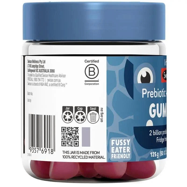 Kẹo dẻo bổ sung lợi khuẩn cho bé Little Swisse Prebiotic + Probiotic