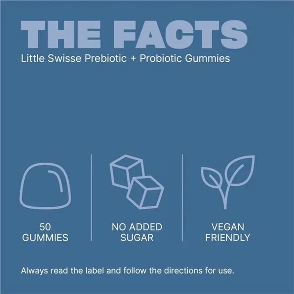 Kẹo dẻo bổ sung lợi khuẩn cho bé Little Swisse Prebiotic + Probiotic