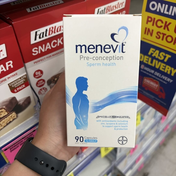 Menevit Pre-Conception Sperm Health cho nam giới