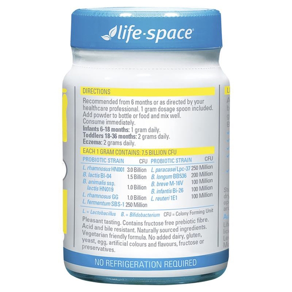 Men vi sinh cho bé Life Space Probiotic Powder for Baby
