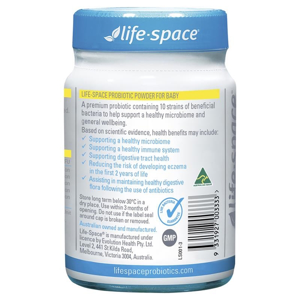 Men vi sinh cho bé Life Space Probiotic Powder for Baby