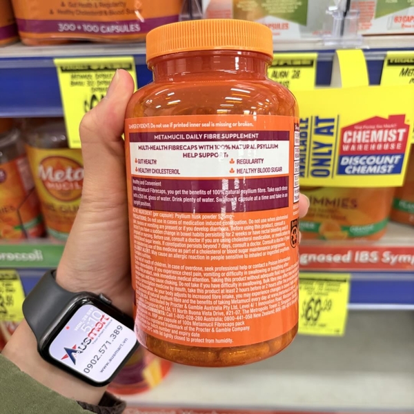 Viên uống bổ sung chất xơ Metamucil Daily Fibre Supplement