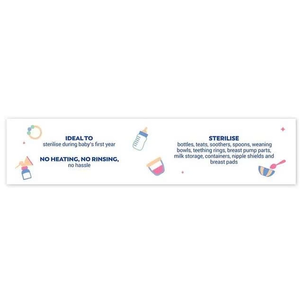 Viên tiệt trùng bình sữa & đồ chơi cho bé Milton Antibacterial 30 viên