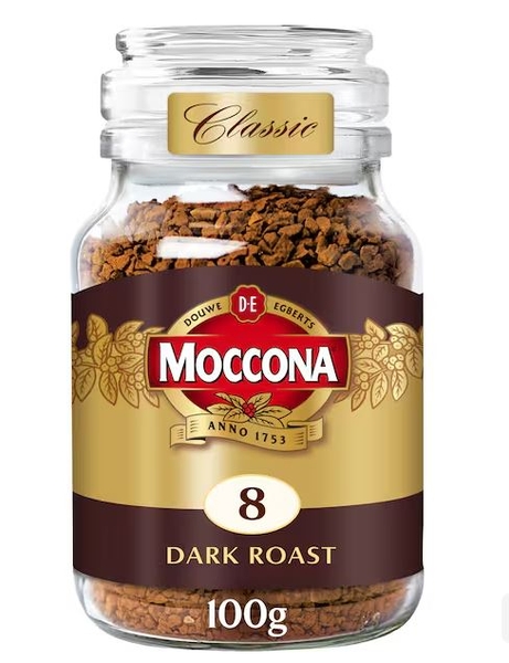 Cà phê hoà tan nguyên chất Moccona Classic Dark Roast Instant Coffee