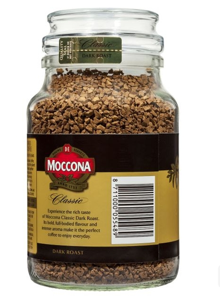Cà phê hoà tan nguyên chất Moccona Classic Dark Roast Instant Coffee
