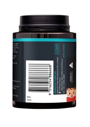 Viên nhai bổ mắt cho bé Nature’s Care Kids Eye Health Chewable 60 viên