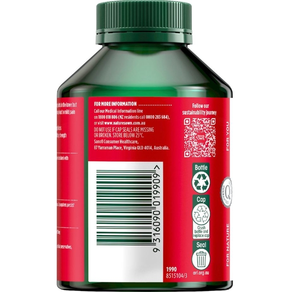 Nature's Own Glucosamine Sulfate & Chondroitin bổ xương khớp