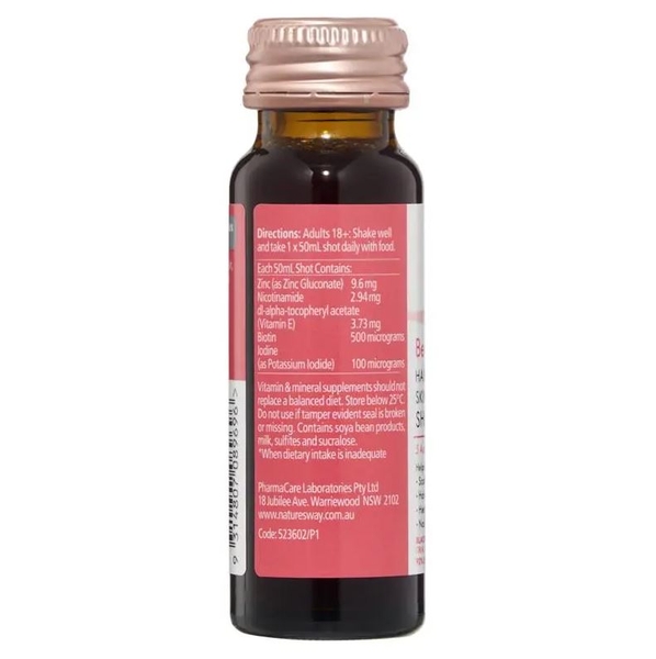 Natures Way Beauty Hair Scalp Skin & Nails Shots đẹp tóc, da & móng