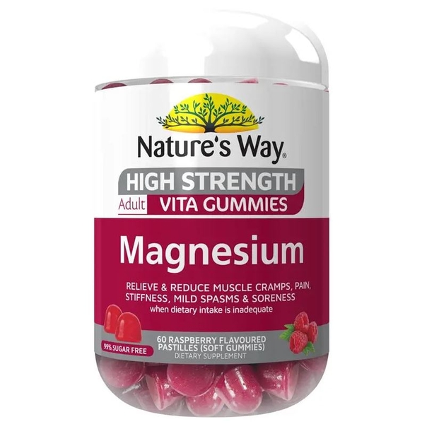 Kẹo dẻo bổ sung Magie Nature's Way Extra Strength Magnesium Gummies