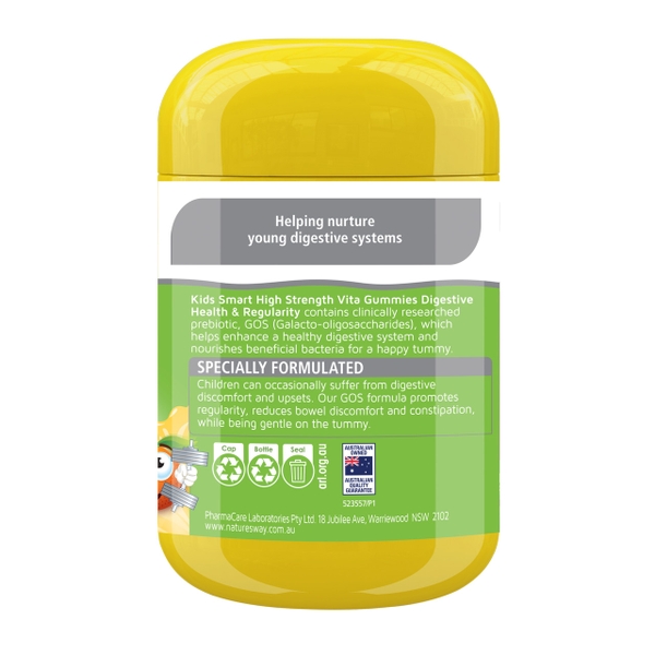 Nature's Way Kids Smart Vita Gummies Digestive Healthy 40 viên