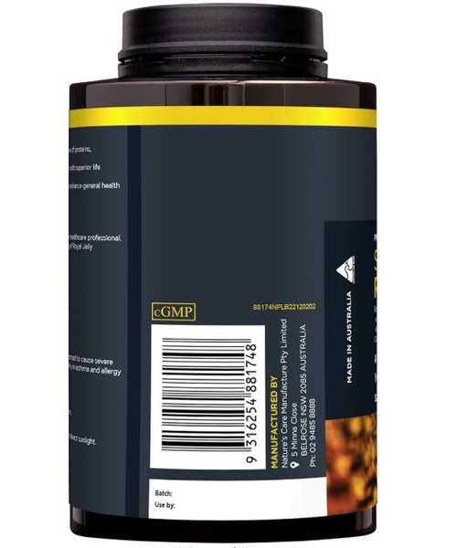 Viên uống sữa ong chúa Nature's Care Royal Jelly 1000mg 180 viên