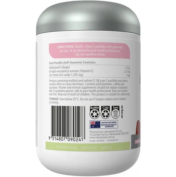 Kẹo Collagen Beauty Complex Nature's Way High Strength