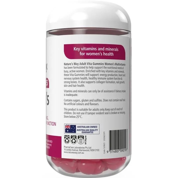 Kẹo dẻo Women's Multivitamin Nature's Way Vita Gummies