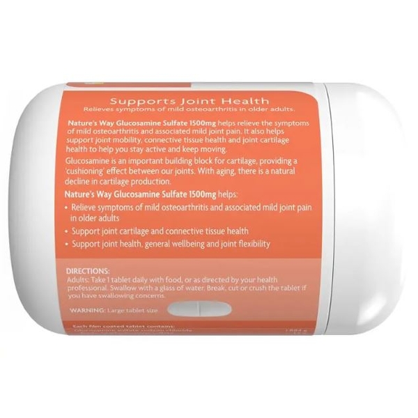 Viên uống bổ khớp Nature's Way Glucosamine Sulfate 1500mg 250 viên