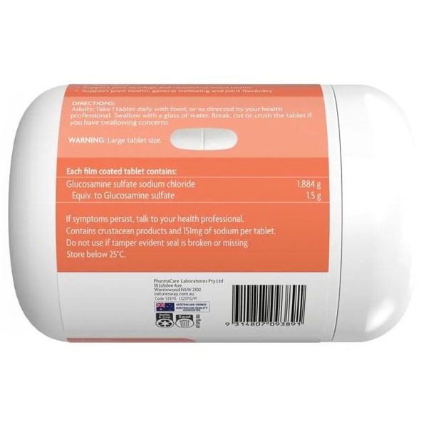 Viên uống bổ khớp Nature's Way Glucosamine Sulfate 1500mg 250 viên