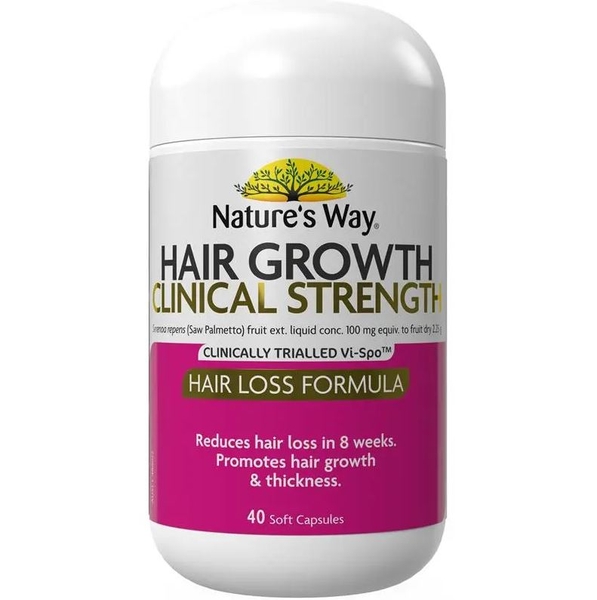 Viên uống kích thích mọc tóc Natures Way Hair Growth Clinical Strength