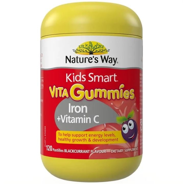 Nature's Way Kids Smart Iron + Vitamin C Vita Gummies