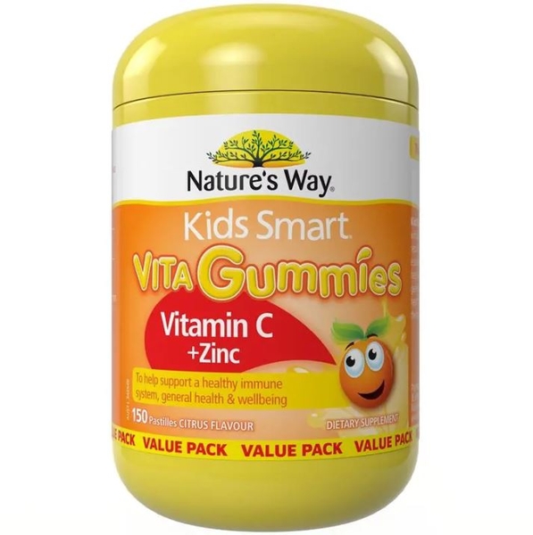 Nature's Way Vitamin C + Zinc Kids Smart Vita Gummies
