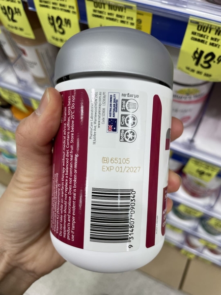 Kẹo dẻo bổ tim mạch Nature's Way Platinum Strength Vita Gummies Heart, Veins & Arteries 30 viên