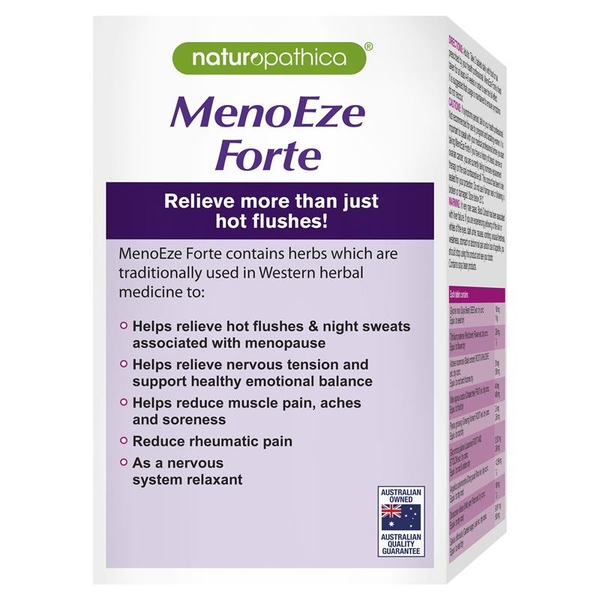 Viên uống hỗ trợ tiền mãn kinh Naturopathica Meno Eze Forte
