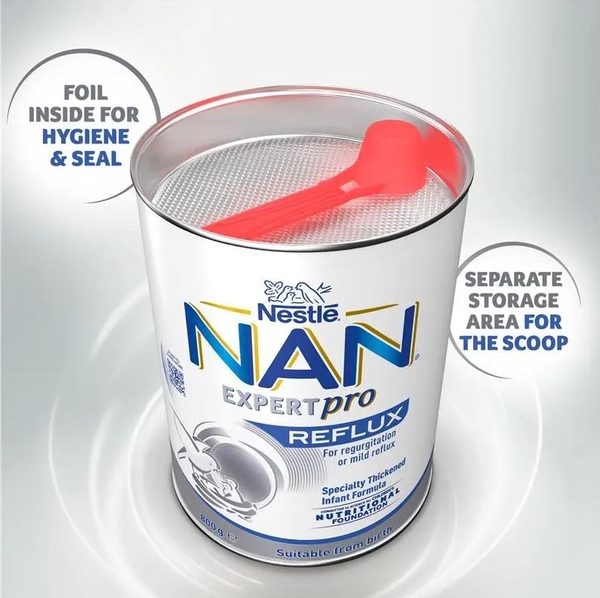 Sữa NAN Reflux Baby Infant Formula for Regurgitation 800g (0-12 tháng)