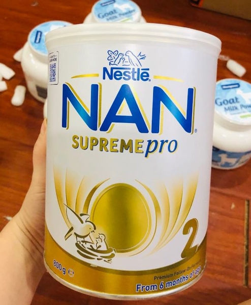 Sữa NAN Supreme Pro Úc số 2 Follow On 800g cho trẻ từ 6-12 tháng