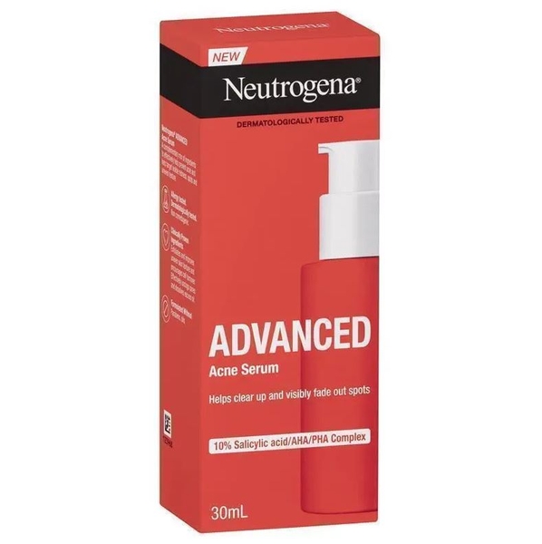 Tinh chất trị mụn & làm mịn da Neutrogena Advanced Acne Serum
