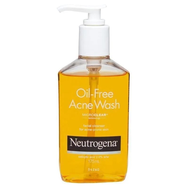 Sữa rửa mặt ngừa mụn không dầu Neutrogena Oil Free Acne Wash Face Cleanser 175ml