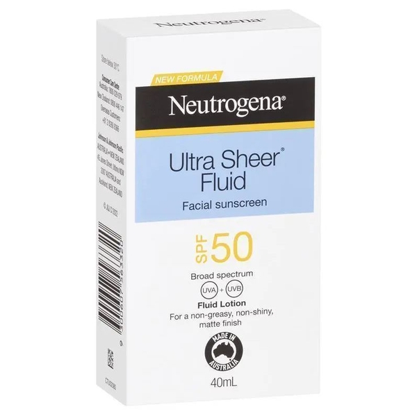 Kém chống nắng Neutrogena Ultra Sheer Face Fluid Facial Sunscreen SPF 50