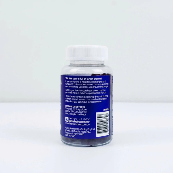 Kẹo dẻo giúp ngủ ngon Haircarebear Sweet Dreams Gummies