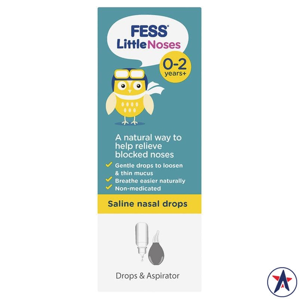 Nhỏ mũi cho bé Fess Little Noses Saline Nose Drops + Aspirator 25ml