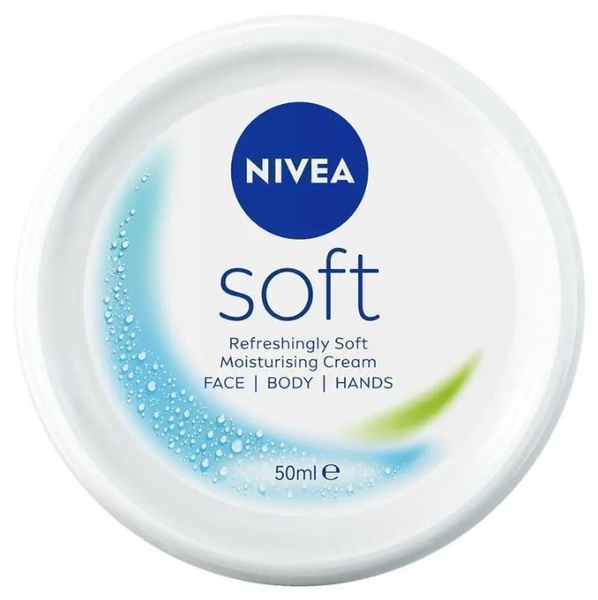 Kem dưỡng ẩm Nivea Soft Moisturising Cream Face Body & Hand
