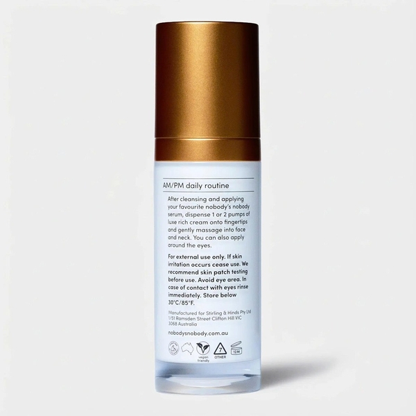 Kem dưỡng ẩm Nobody's Nobody Luxe Rich Cream