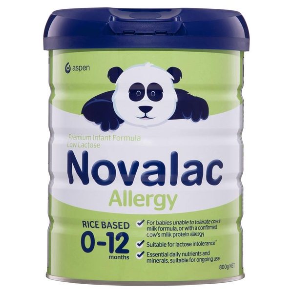 Sữa Novalac Allergy Infant Formula Low Lactose 800g (0-12 tháng)