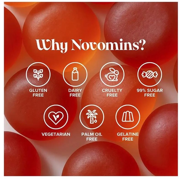 Kẹo dẻo bổ sung collagen Novomins Collagen Gummies 60 viên