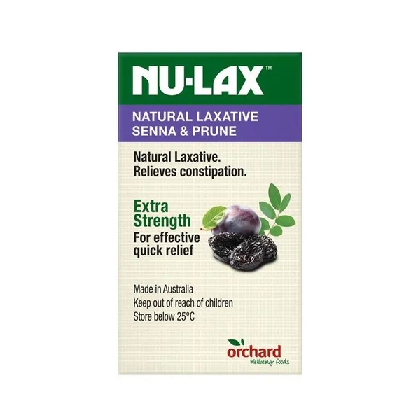 Viên uống nhuận tràng Nulax Natural Laxative with Senna and Prunes