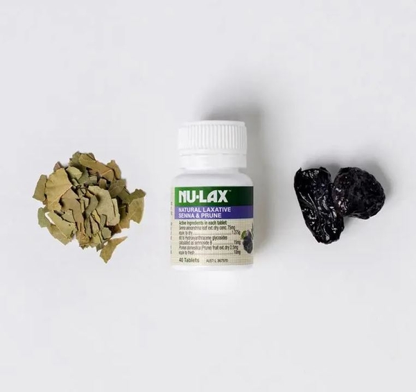Viên uống nhuận tràng Nulax Natural Laxative with Senna and Prunes