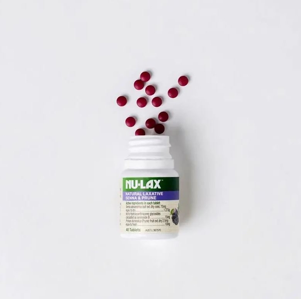 Viên uống nhuận tràng Nulax Natural Laxative with Senna and Prunes