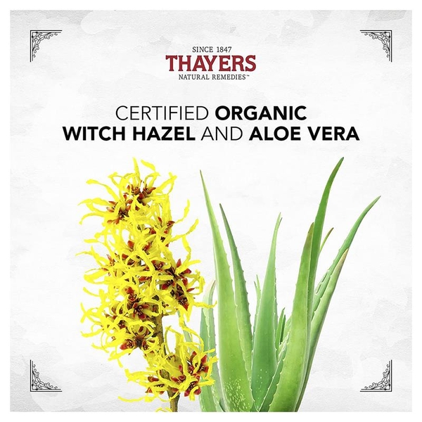 Nước hoa hồng Thayers Unscented Witch Hazel Aloe Vera 355ml