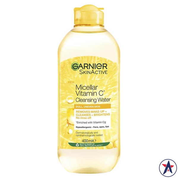 Nước tẩy trang Garnier vàng Micellar Cleansing & Vitamin C 400ml [Pre-order]