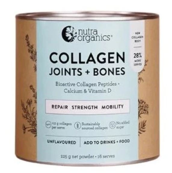 Collagen hỗ trợ khớp và xương Nutra Organics Collagen Joints + Bones