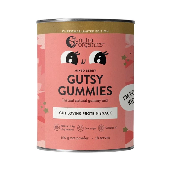 Kẹo dẻo hỗ trợ đường ruột Nutra Organics Gutsy Gummies Gut Loving Snack