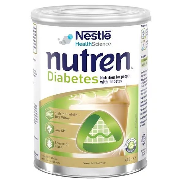 Sữa Nestle Nutren Diabetes vị Vani dành cho người tiểu đường
